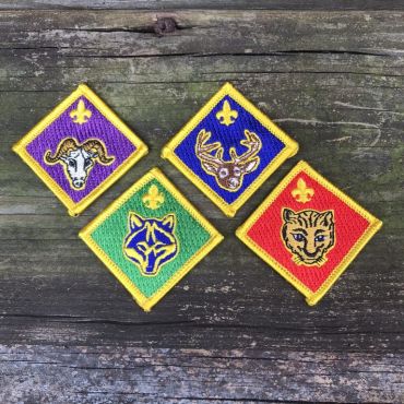 幼童軍進程布章-(羚羊/ 狼/ 鹿 /豹)