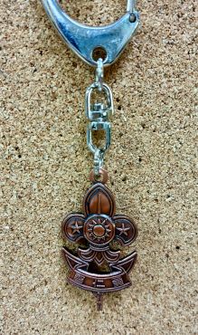 童軍徽匙圈_古銅色