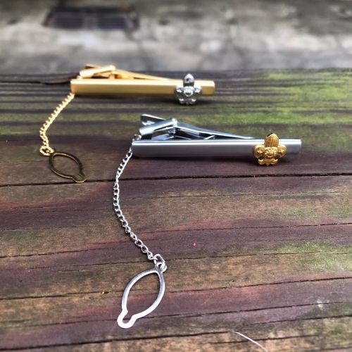 初級徽領夾-金、銀