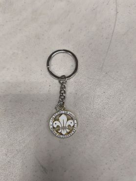 世界徽鑰匙圈(全白,紫邊,白邊)