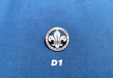 世界徽徽章(全白,紫邊,白邊)