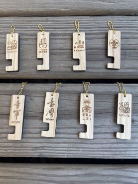 木質手機架掛飾-多款