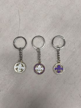 世界徽鑰匙圈(全白,紫邊,白邊)