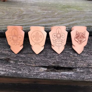 盾型皮領圈-4款