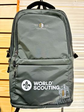 世界徽多功能背包_墨綠_大