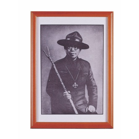 童軍創始人嚴家麟照片(含框)