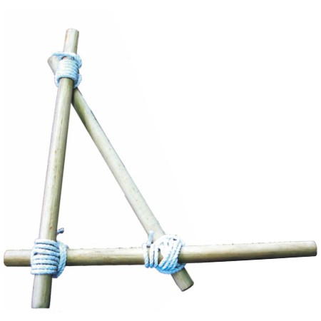 練習繩結用木棍